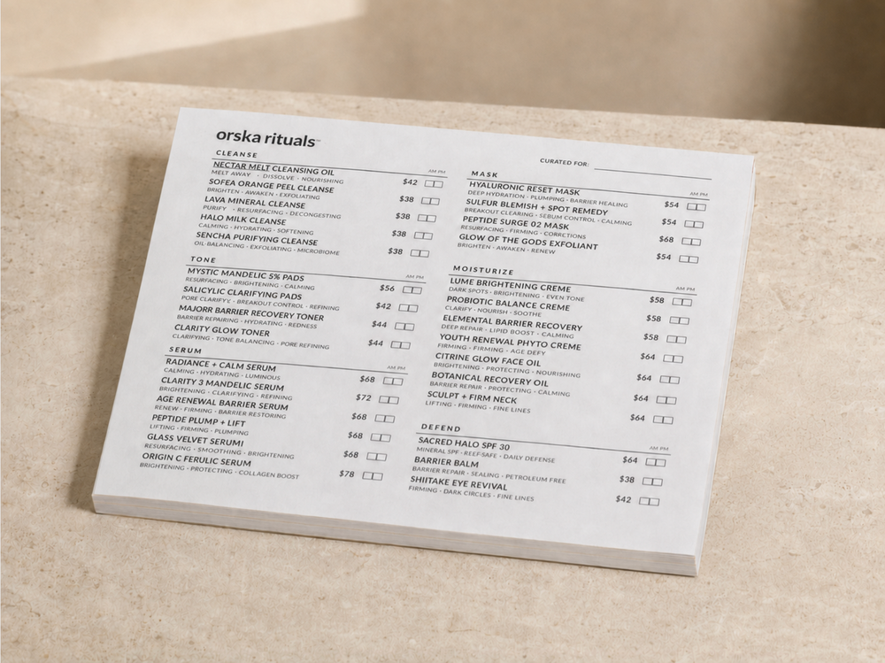 Orska Rituals Prescription Pads